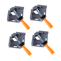 4PCS Right Angle Clip Clamp 90 Degree  Picture Frame Corner Clamp  Welding Woodworking Clamping Tool Aluminum Corner Clamp