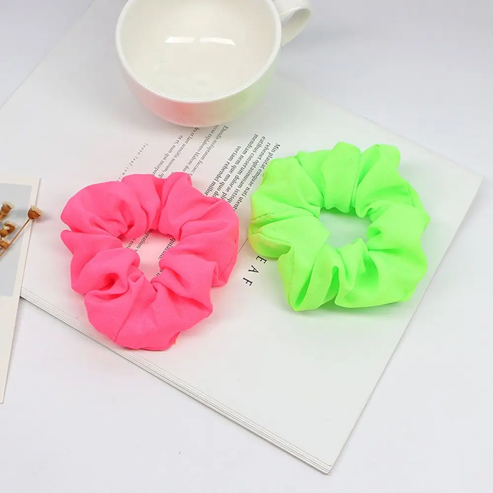 Elastic Neon Colour Scrunch Hair Ties Hair Accessories Hair Rope Headwear