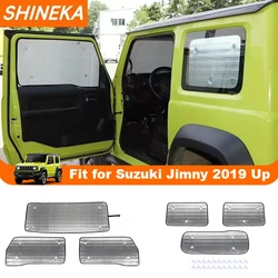 SHINEKA Car Window Visor Sunshade Heat Insulation Kit For Suzuki Jimny JB64 JB74 2019 2020 2021 2022 2023+ Exterior Accessories