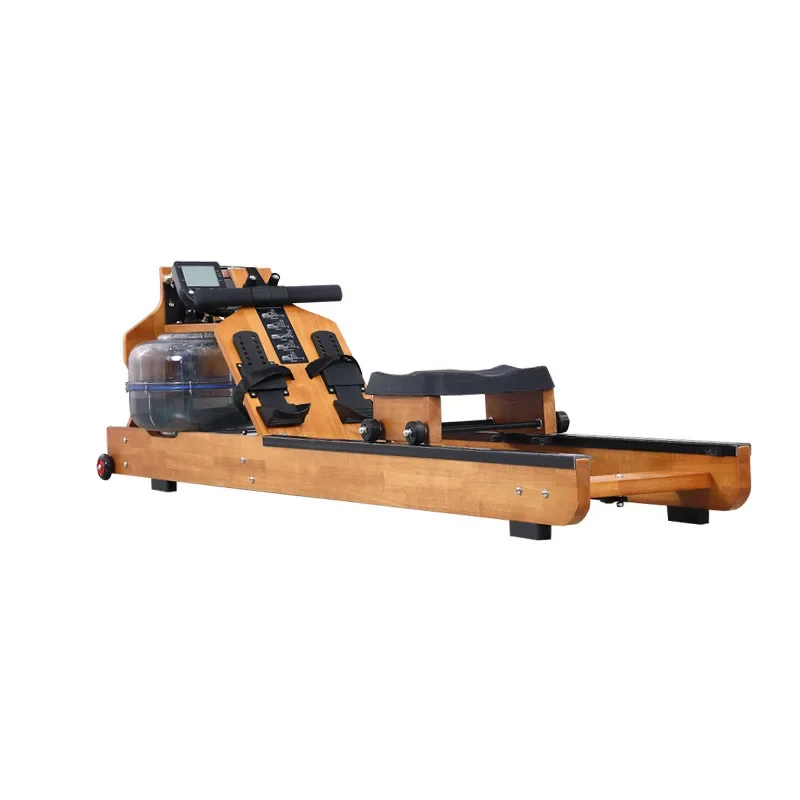 

For Home exercise machine folding wood rowing machine