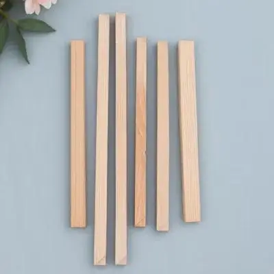 1Set Solid Wood Oil Painting Frame DIY Arts Accessory Canvas Frame Set Easy Installation Display for Finished Paintings