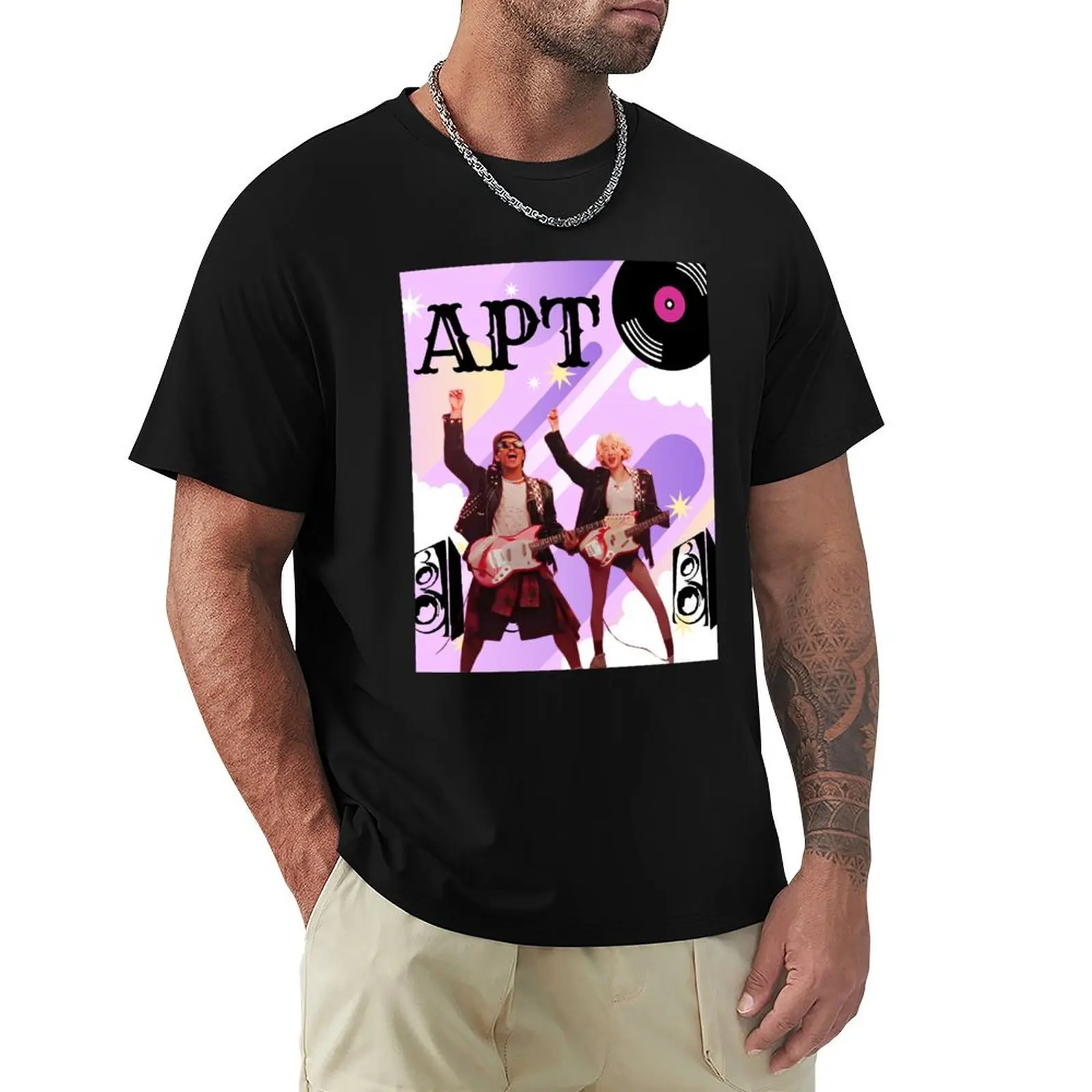 

APT rose and bruno T-Shirt funny shirt cotton sublime street wear cotton man t-shirts funny t shirts men