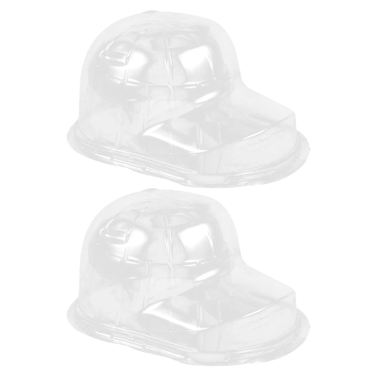 

Hat Holder 2 Packs Clear Tabletop Stand for Cap Storage Display Rack Baseball Cap Organizer Plastic Hat Support Protector