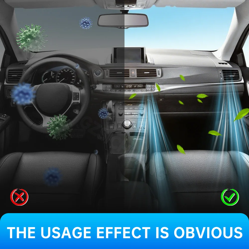 車活性炭キャビンエアコンフィルターレクサス GS300 GS350 GS430 GS460 GX460 IS250 IS350 LFA インテリアアクセサリー