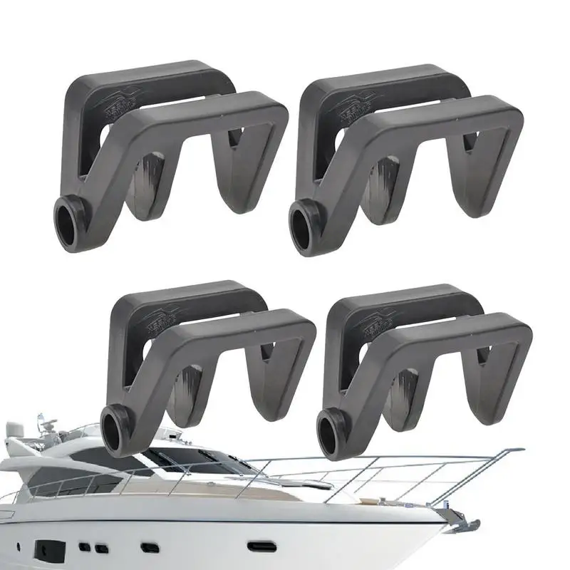 

Boat Fender Clips 4Pcs Adjustable Pontoon Boat Square Rail Fender Quick Release Easy Installation Adjustable Boat Fender Clips