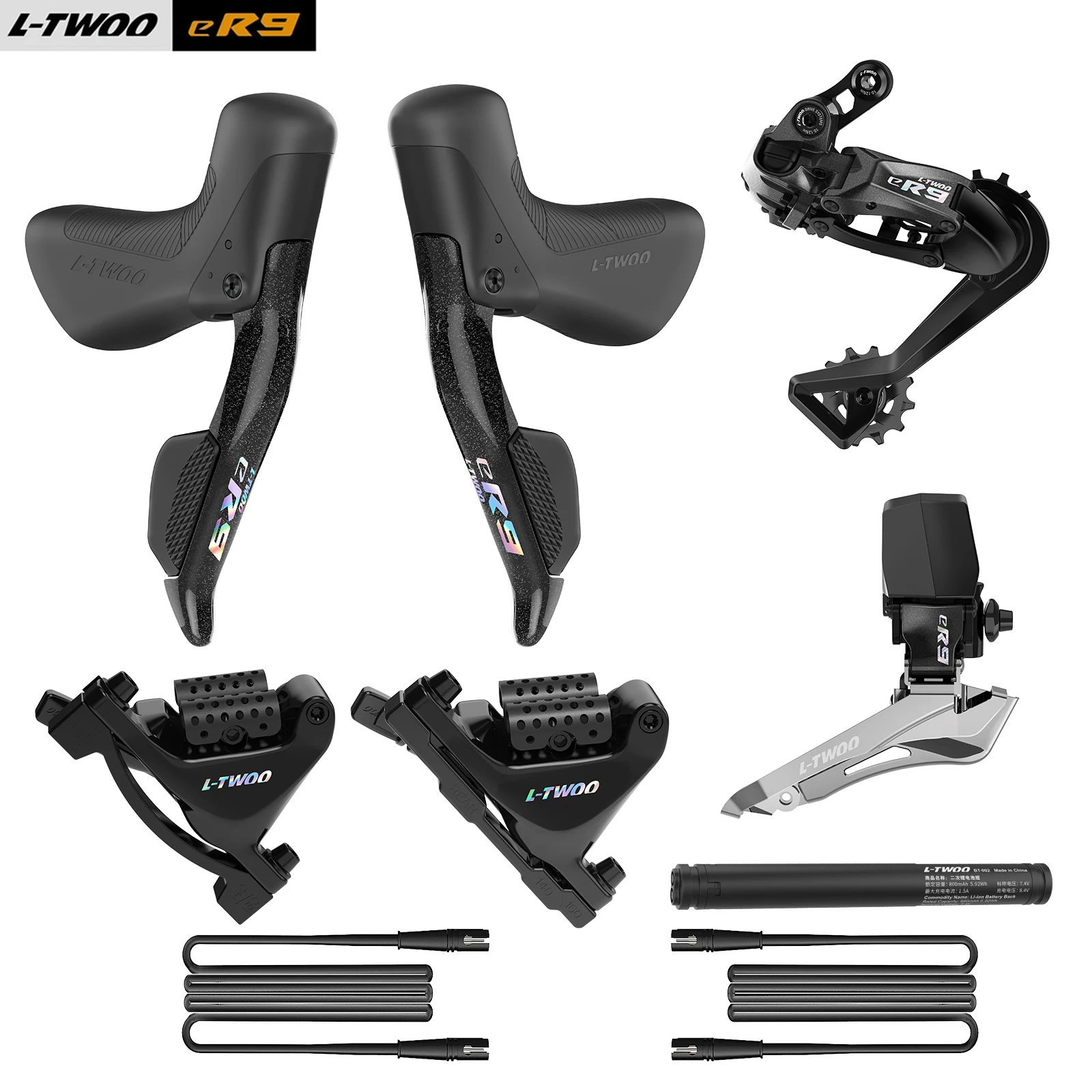 

LTWOO eR9 Electronic Road Bike Groupset 10-12 Speed Aluminum Alloy Hydraulic Disc Brake Wireless Shifter System for Road Bicycle