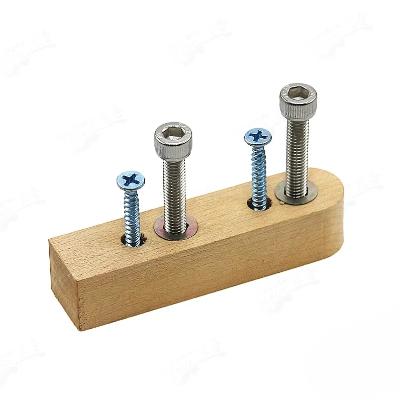 Acrylic Guitar Connection Tool Template Mould Block - Straight Tenon Screw Connector for Guitar Making