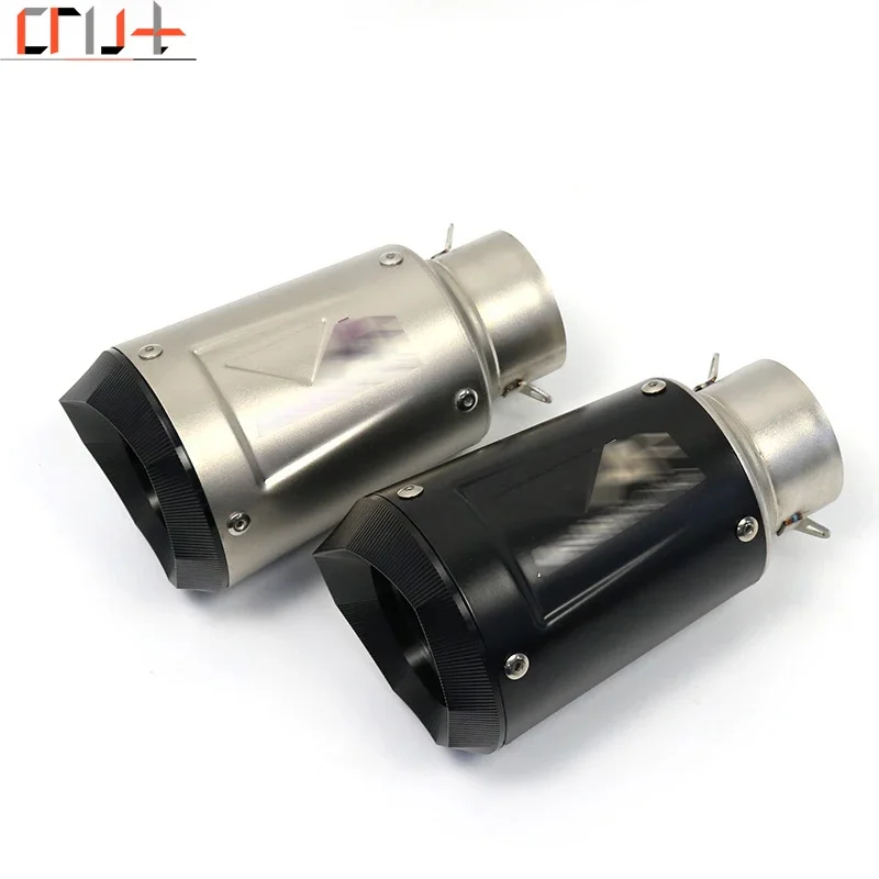 

60-миллиметровый глушитель выхлопной трубы мотоцикла Escape moto GP с DB Killer для GSXR600 Z1000 ER6N K7 R1 R6 MT09 MT10 S1000R