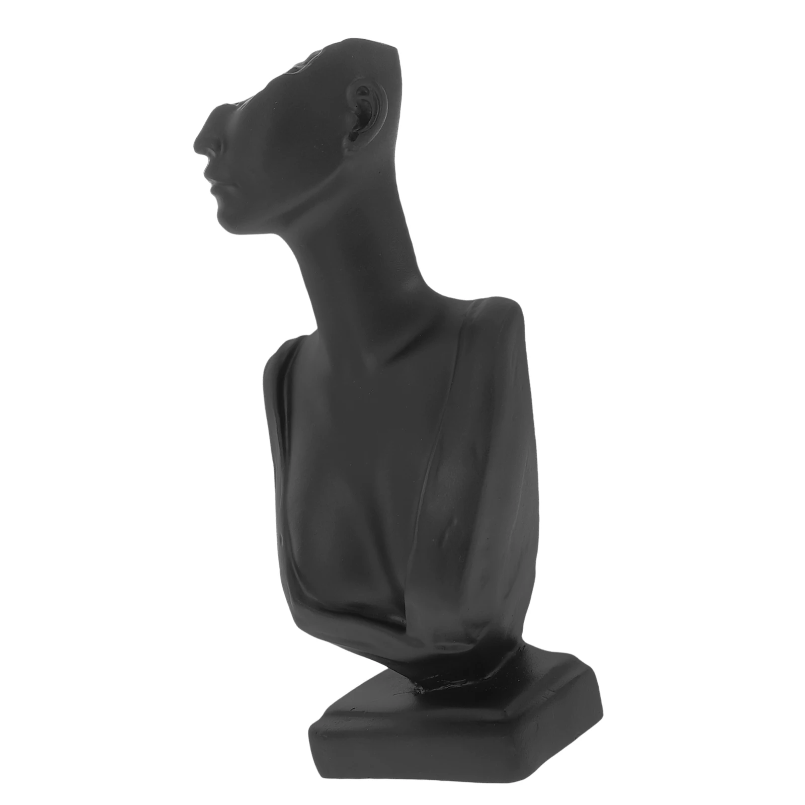 

Resin Jewelry Display St Vintage Bust Mannequin Necklace Earring Holder Props Stable Base Jewelry ganization Retail Trade Shows