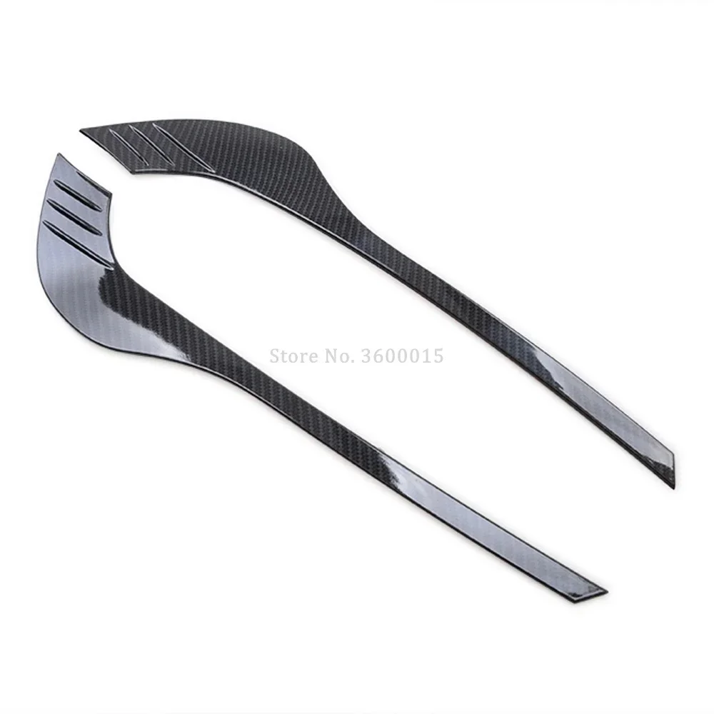 For Mazda CX-5 KF 2017-2021 CX8 2017-2024 Chrome Front Bottom Fog Lamp Light Foglight Eyelid Bumper Molding Trim Car Accessories