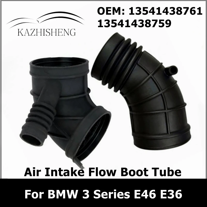 13541438761 13541438759 1Pair Filter Air Intake Flow Boot Tube Hose for BMW 3 Series E46 E36 Z3 325i 325xi 330Ci 330i 3.0i