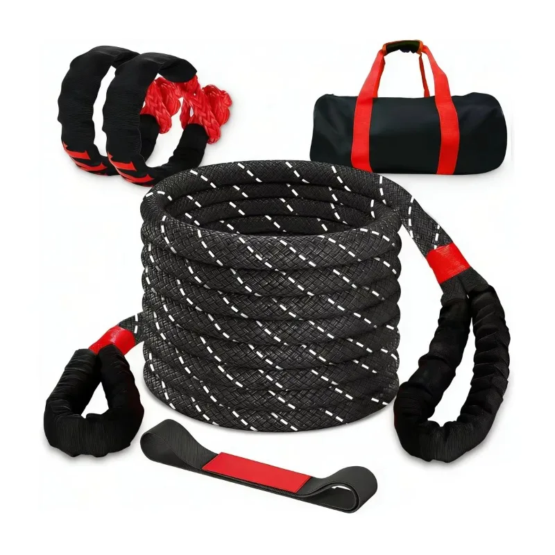 Nylon trailer rope 25mm X 6m super power kinetic energy trailer rope