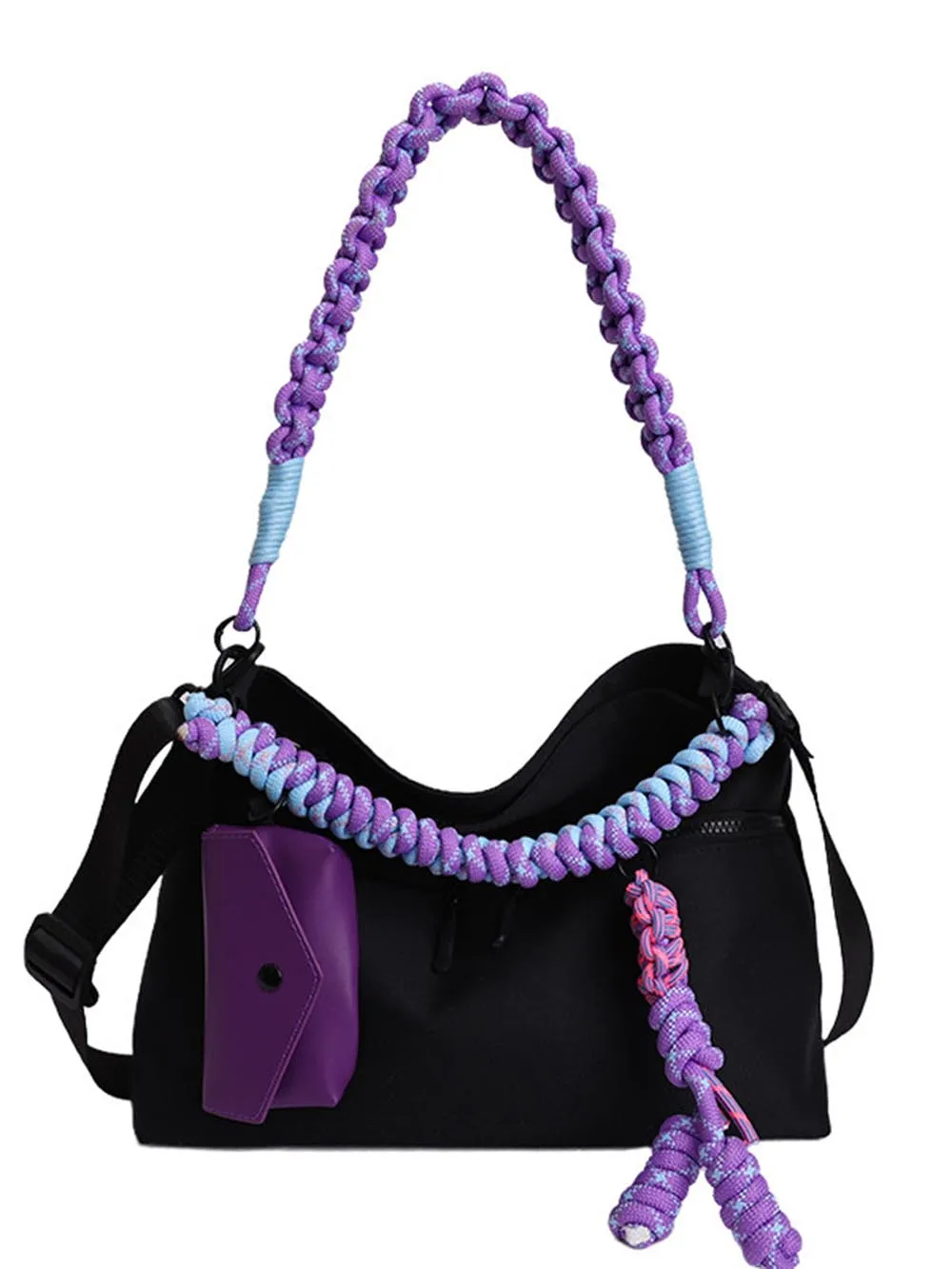 

Personality Twists Shoulder Strap Crossbody Bags Women's Leisure Versatile Travel Handbags Casual Commuter One Shoulder Bag