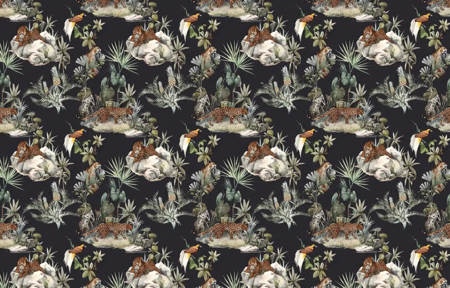 

Индивидуальные 3D-обои с изображением леса, оленей, слонов, динозавров, тигров, бесшовный узор, декоративная роспись для стен