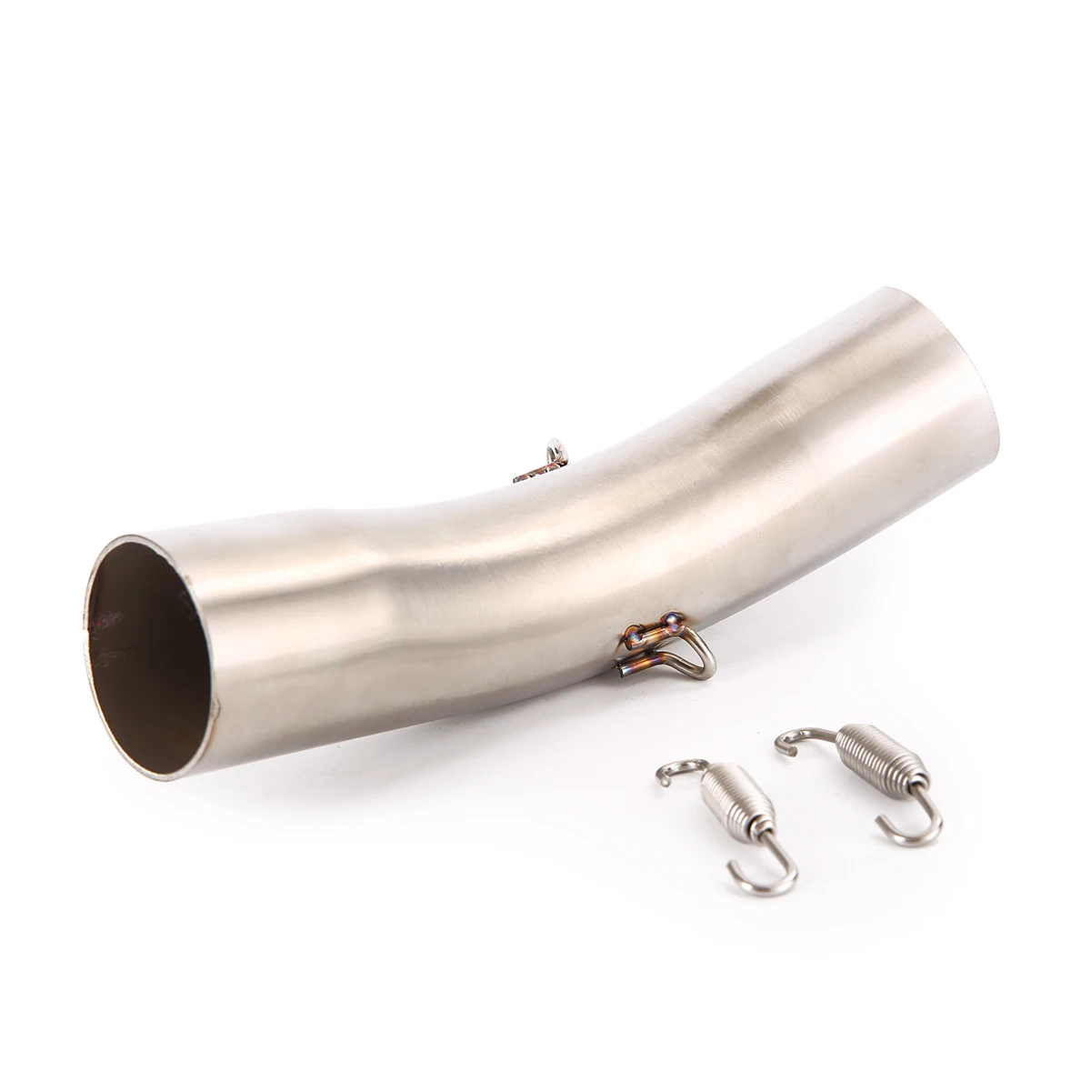 For Kawasaki ZX10R 2008 2009 2010 Exhaust System Muffler Escape 51mm Motorcycle Mid Connect Link Pipe Slip On Stainless Steel