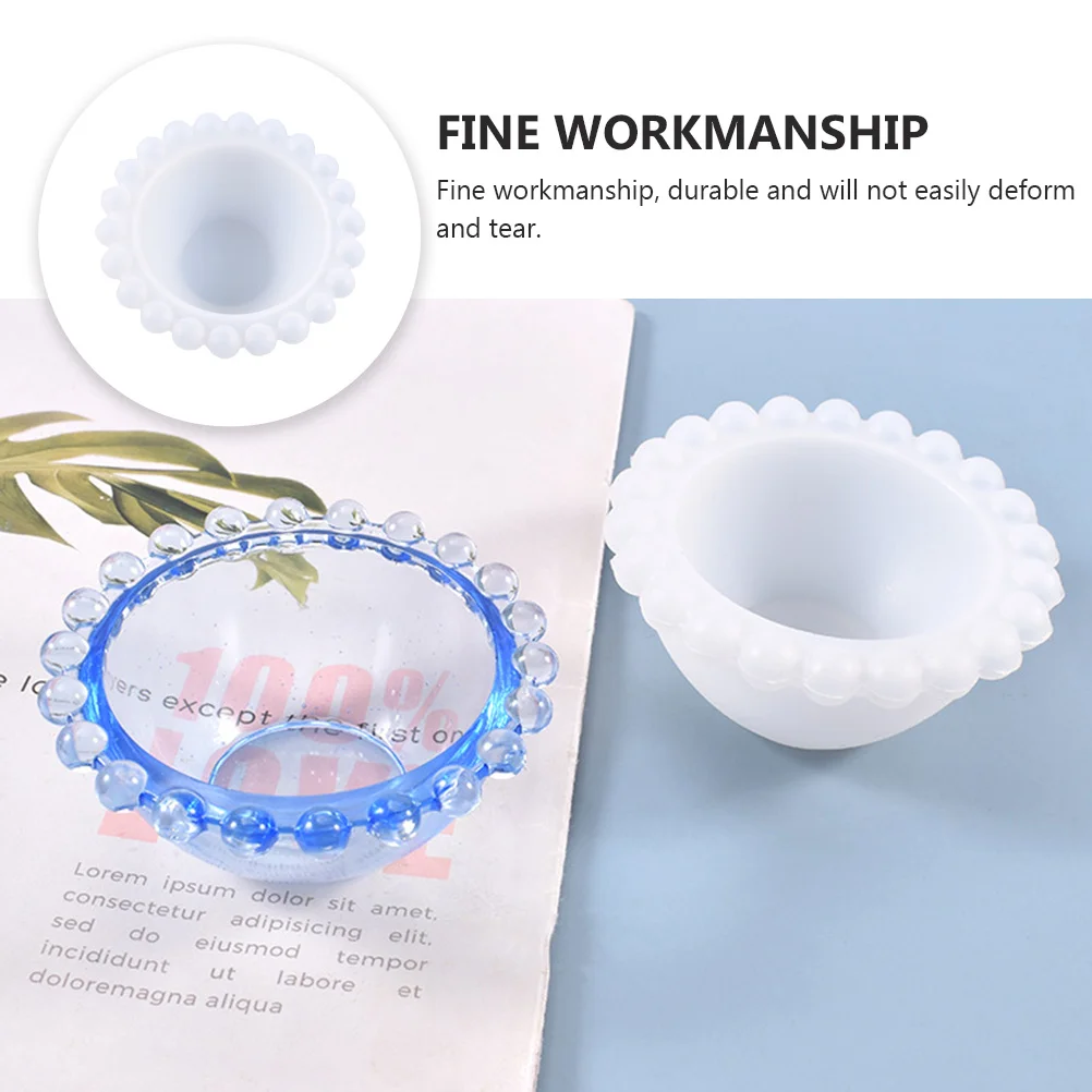 

Crystal Resin Mold Silicone DIY Saucer Tray Making H made Washable Reusable Craft Jewelry Accessory Diy Saucer Mold Part