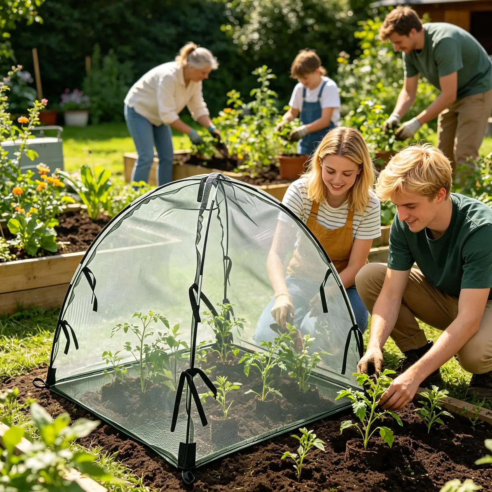 Plant Covers from Animals Sun-Proof Mesh Protector Garden Bird Netting Plant Covers for Vegetable Fruit Tree Tomato Strawberry