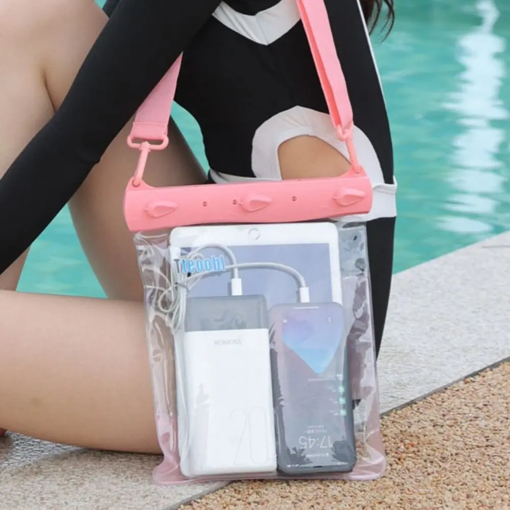

Touchable Screen Swimming Waterproof Bag IPX8 Waterproof Floating Mobile Phone Waterproof Bag PVC Underwater