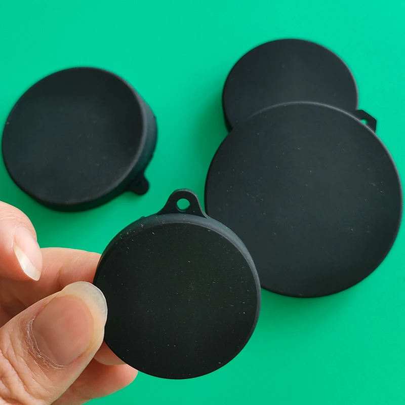 35mm 44mm 45mm 56mm 57mm Round Rubber cover cap with hanging holes For Astronomical telescope Caps