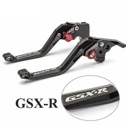 For GSXR1000 gsxr 1000 K1 K2 K3 K4 2001-2004 Adjustable Brake Clutch Lever CNC Motorcycle Short Brake Clutch Lever Handle Grip