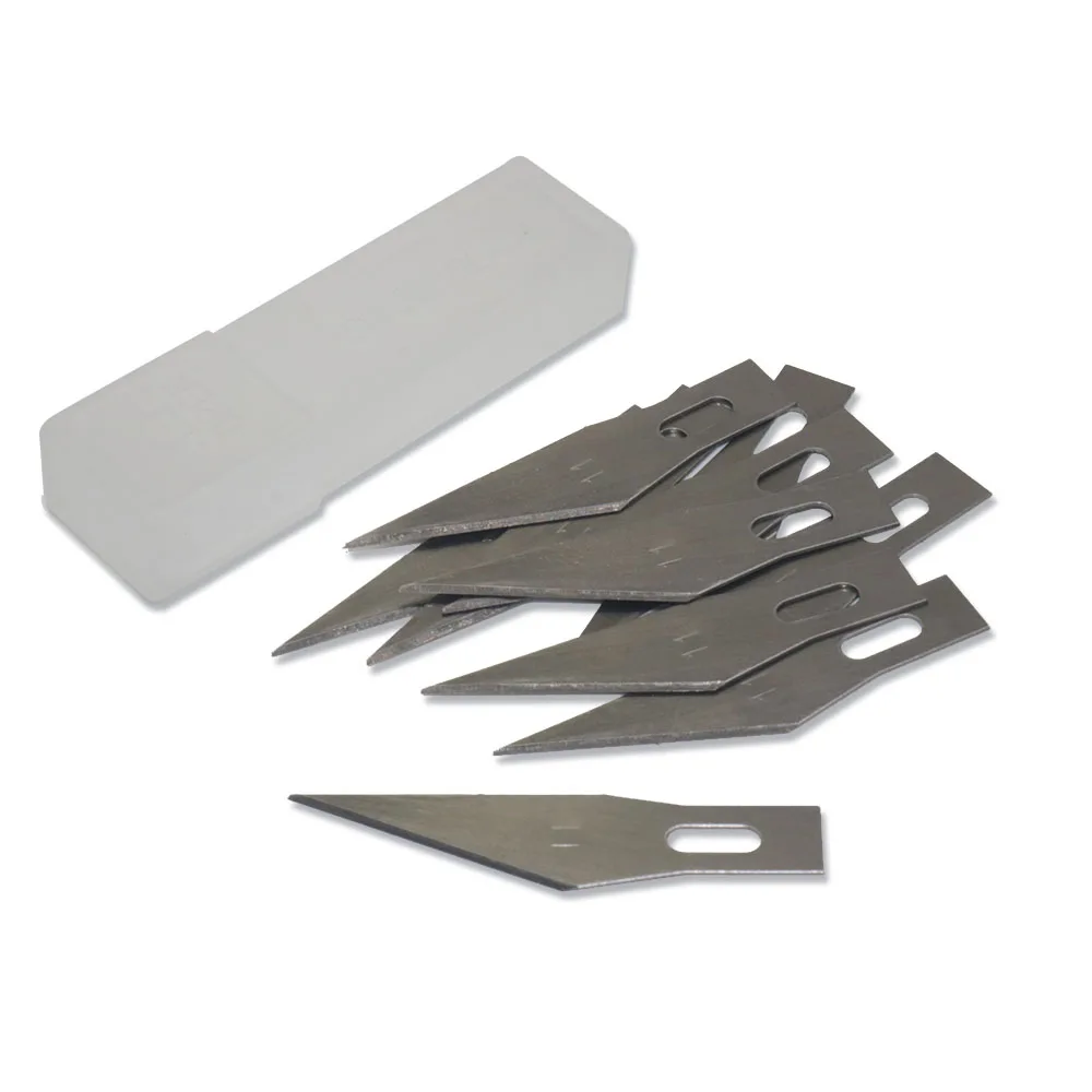 

100 Pcs Blade Spare carving blade Boxed blade Castration knife Paper cutting knife Woodworking carving knife Blade wholesale