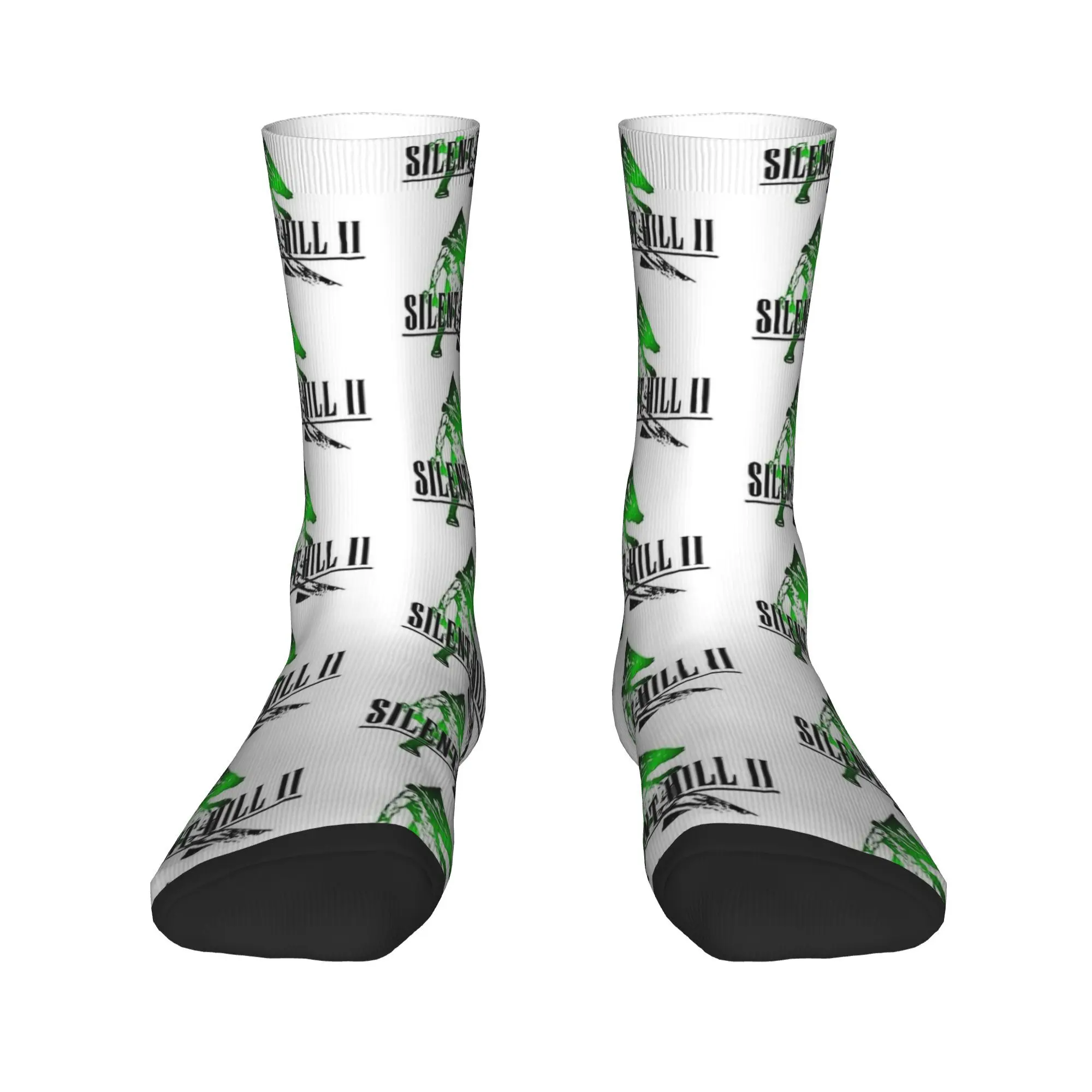 Sh2 x ff silent hill 3 meias adultos homens meias macias engraçadas primavera esportes ao ar livre antiderrapante design meias presente