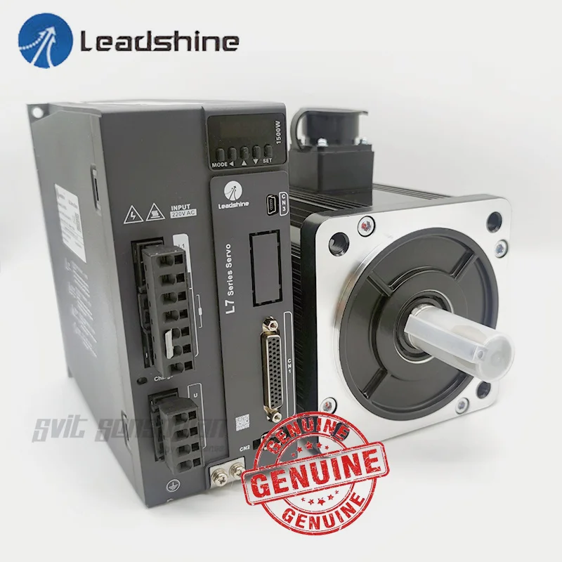 Imagem -03 - Genuíno Leadshine 1500w L71500 ac Servo Motor Drive e Leadshine ac Servo Motor Acm13015m2-f-b4-d com Cabos Completos 100