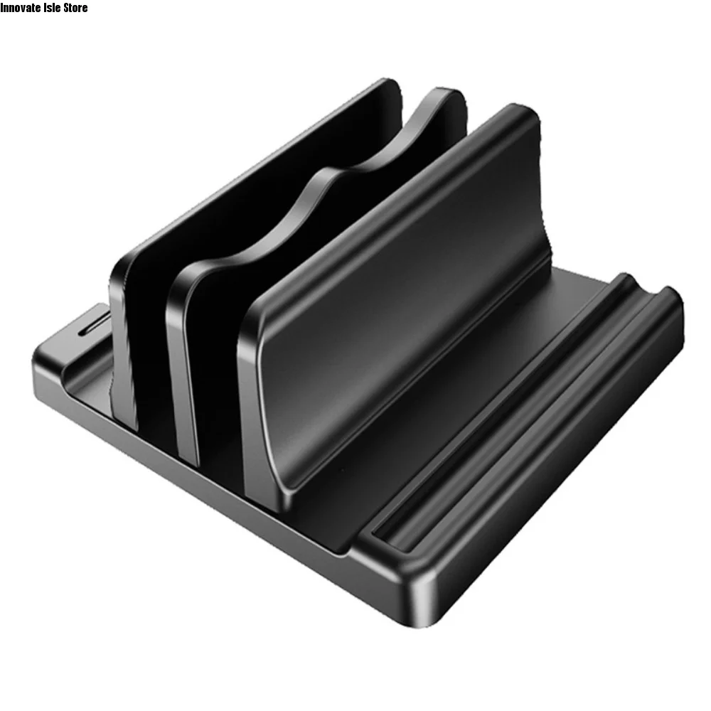 Storage Rack Universal Tablet Stand Adjustable Scalable Width Vertical Stand Portable Plastic Laptop Stand Office Desk