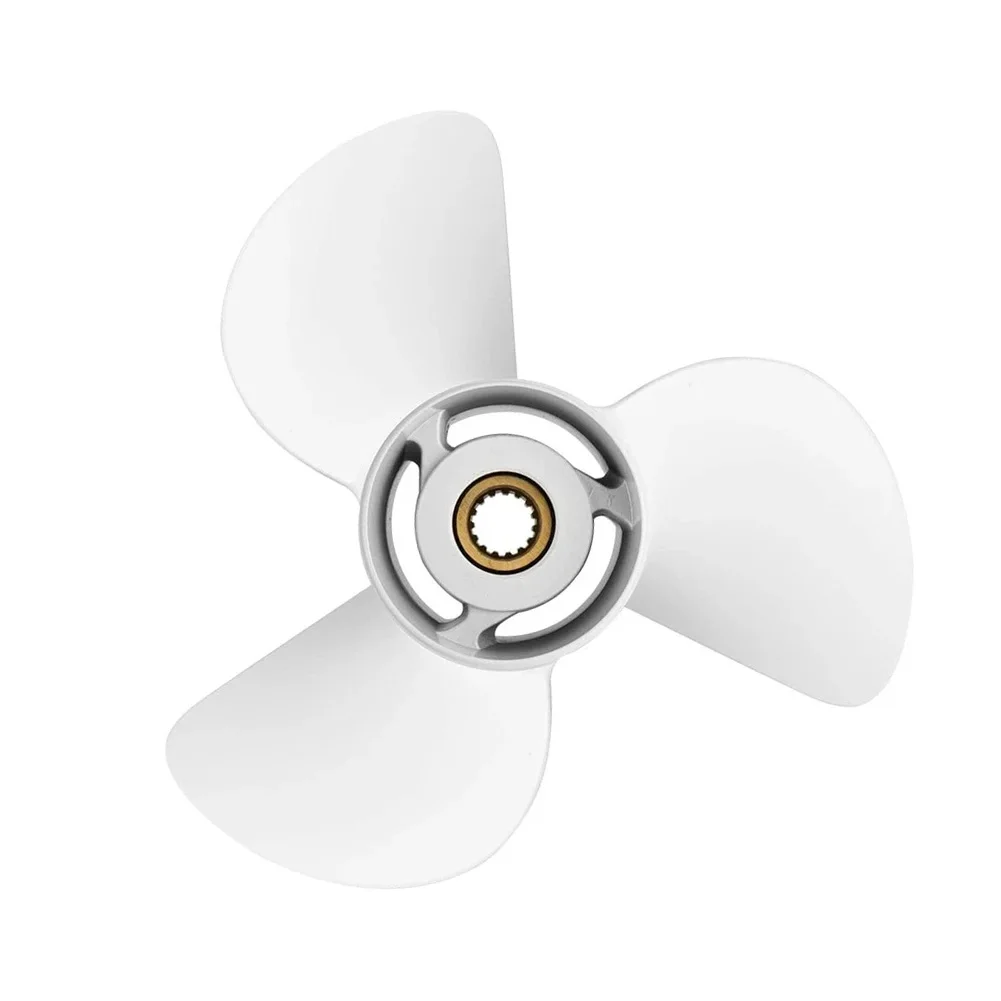 13-1/2 X 15 Pitch Boat Propeller 15 Tooth Spline- For Outboard Motor 50-130HP Replacement Part 6E5-45947-00-EL Marine Tools