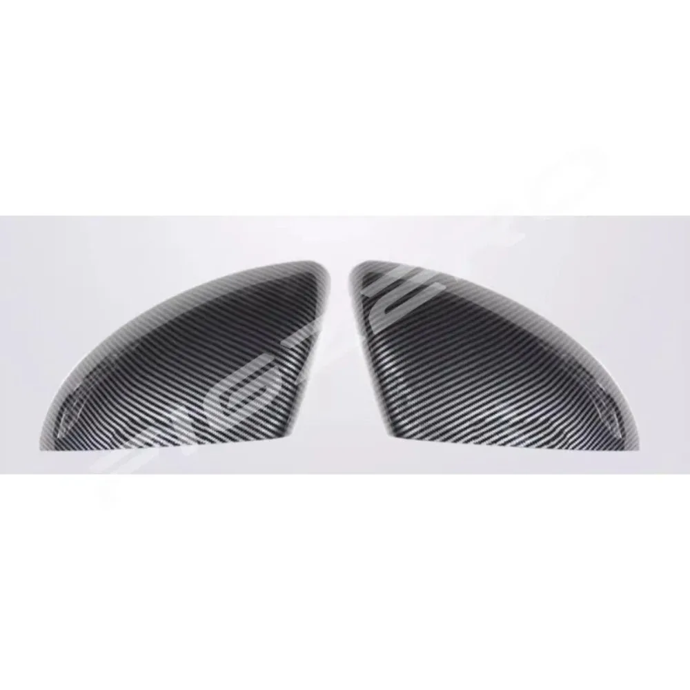 For Xiaopeng G6 Brand New Rearview Mirror Shells Reverse Mirrors Covers Shell Bright Black Carbon Fiber Pattern Plastic 1set