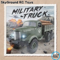 Jjrc Q60 1:16 Scale 2.4ghz 6wd Rc Car - Simulation Military Truck Off-Road Model Remote Control Toy For Children Christmas Gift