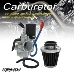 Carburador 50cc 90cc ATV PZ19J 19mm con estrangulador eléctrico para YAMAHA JOG JOG50 JOG90 BWS100 YW100 Scooter de 2 tiempos