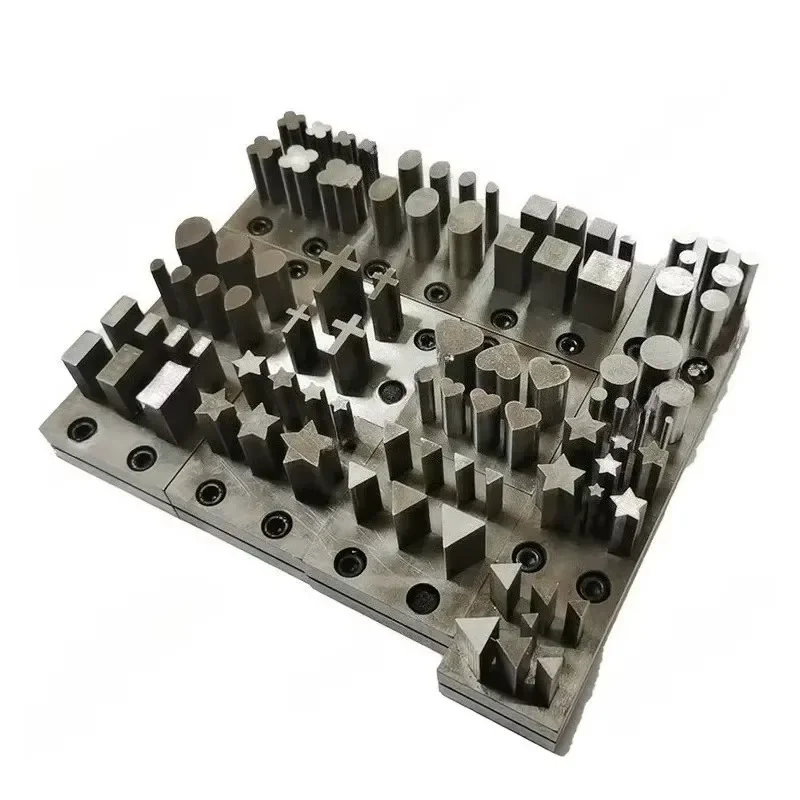 for Jewelry Sheet Disc Cutter Set Metal Mold Punching Cross Water Drop Star Oval Triangle Rectangle Heart Shape