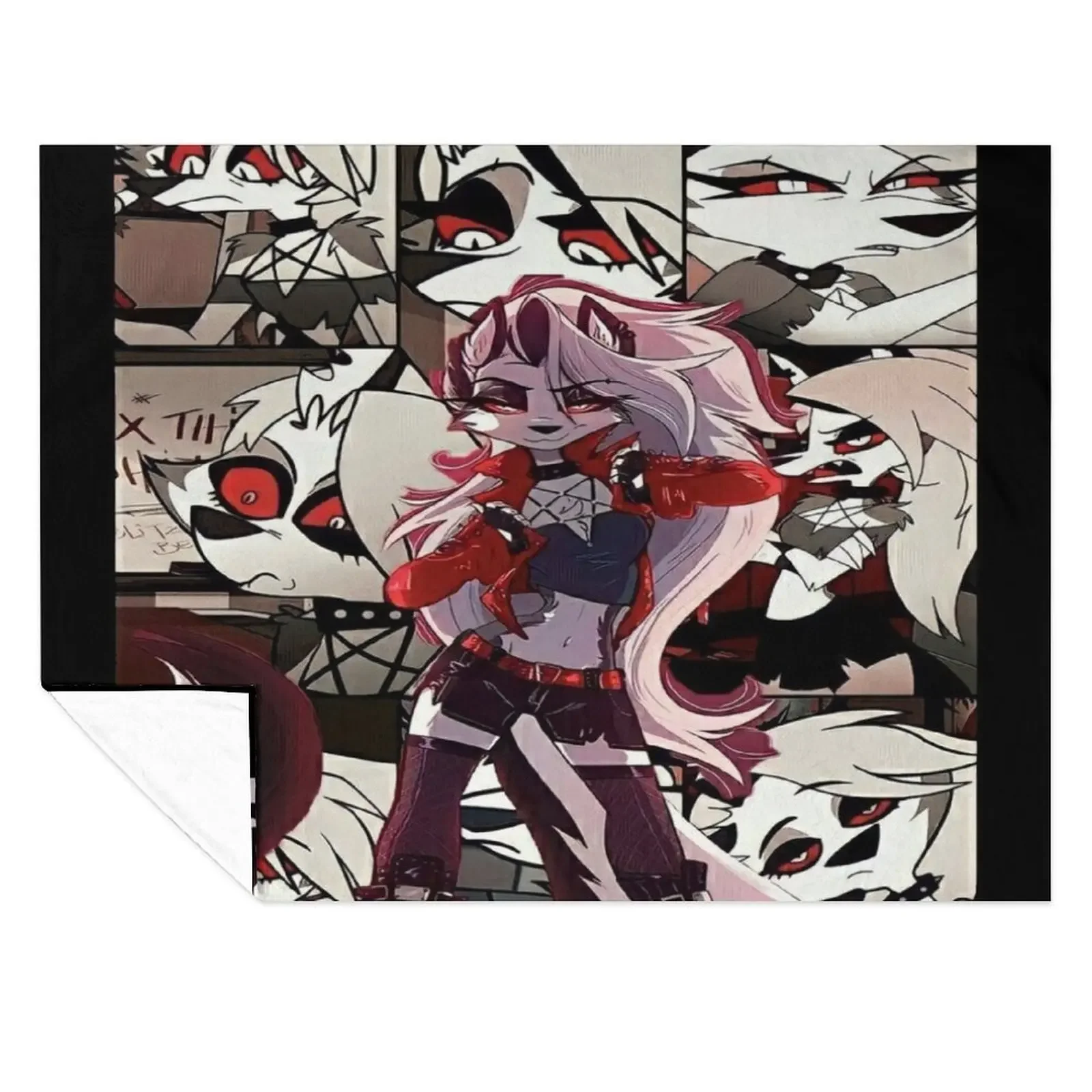 

Helluva Boss Loona Throw Blanket Sofa Quilt Quilt Blankets For Sofas Comforter Blankets