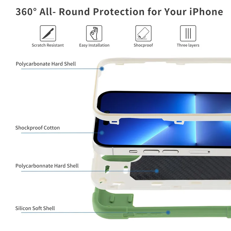 Colorful universal double ring stand Casing for iPhone 17 16 15 14 13 12 11 Pro Max 17PM 16Pro Hard Macaron Color Bumper Cover