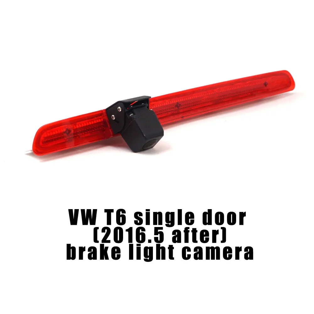 

Car Rear View Brake Light Camera Auto Reverse For VW T6 Single Door （2016.5 After）with 7 Inch Rearview Mirror Monitor Optional