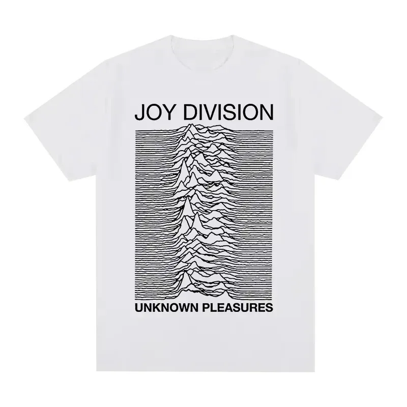 Joy Division Creative Line Print Summer High Quality  Cotton Casual Comfortable Men's T-Shirt Trendy Street Women Clothing