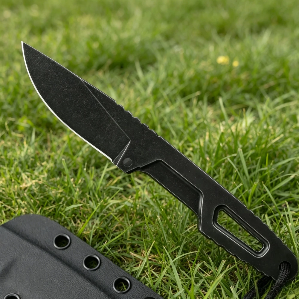 Edc Fixed Blade Deep Carry - EDC Bıçağı Boyun Bıçağı D2 Çelik