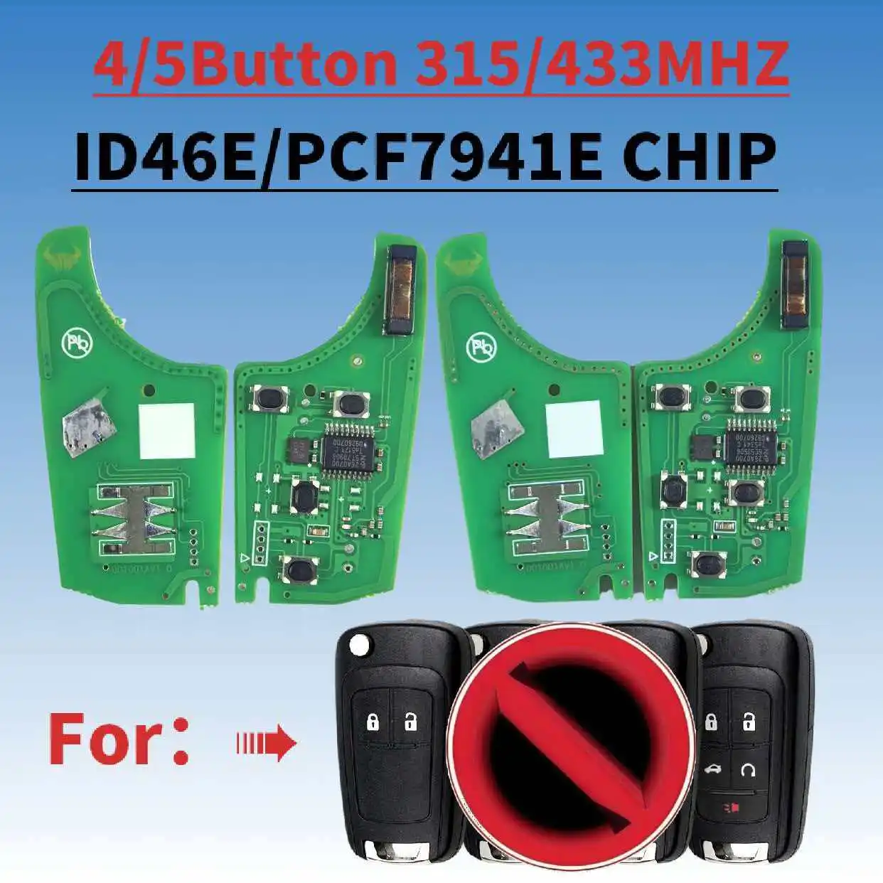 

Sunshine 3/5/10PCS OHT01060512 2/3//4/5BT 315MHz/433MHz ID46 Keys PCB Board for Chevrolet Cruze Camaro Malibu Sonic Opel GMC