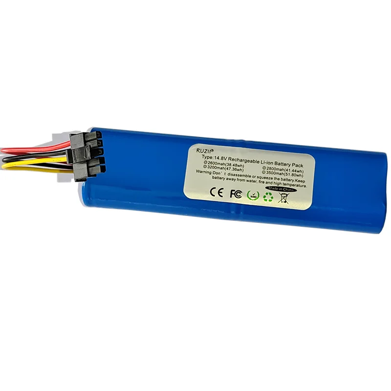 Литий-ионные аккумуляторы 14,4 В/14,8 в для Xiaomi Mijia STYTJ02YM, 3C,Yunmi MWC01-JG/Haier JX37, JX59, аккумуляторы для уборки