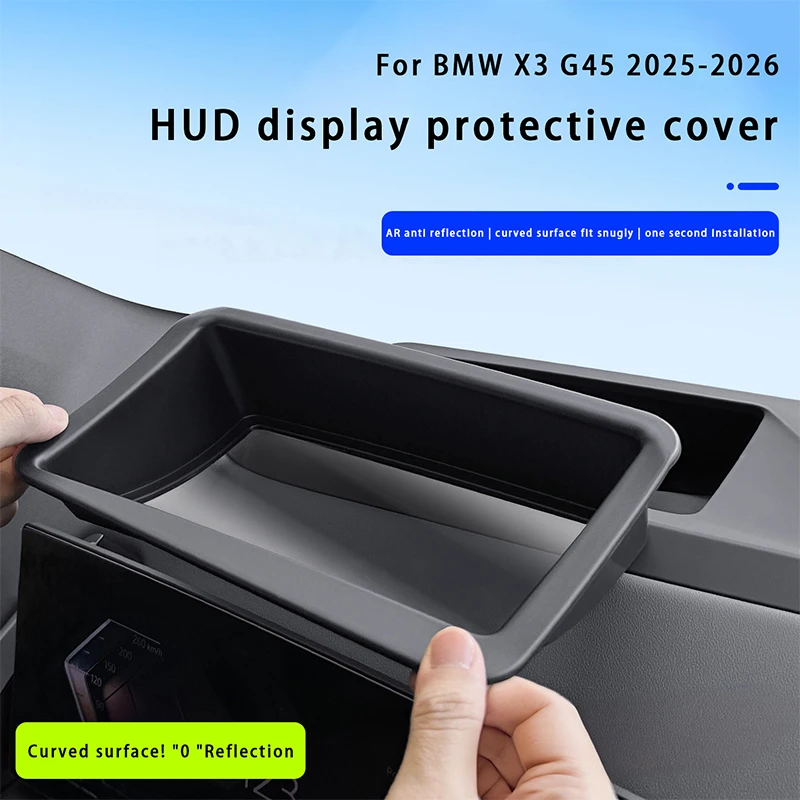 

Car HUD Display Protective Cover For BMW X3 G45 2025-2026 Head Up Display Anti-Dust Protective Frame Interior Accessories