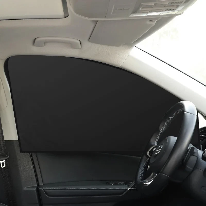 Car Side Window Sunshade Curtain Magnet Privacy Front/Rear Window Sun Protection Cover UV Reflection Sun Visor Accessories