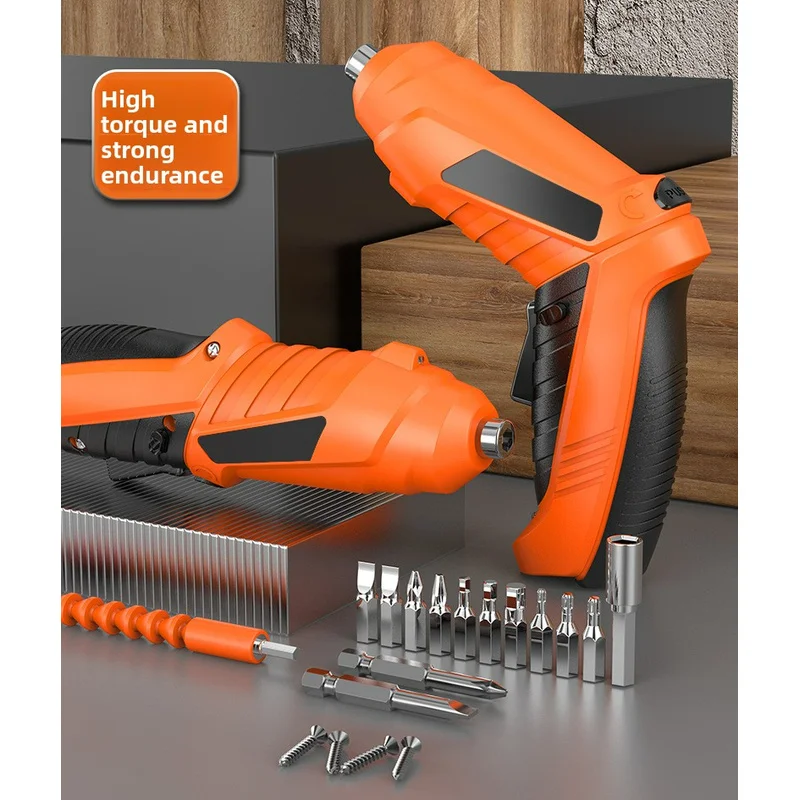 HUIBAOGE DIYRechargeable electric screwdriver, small household screwdriver, drill, electric drill tool set