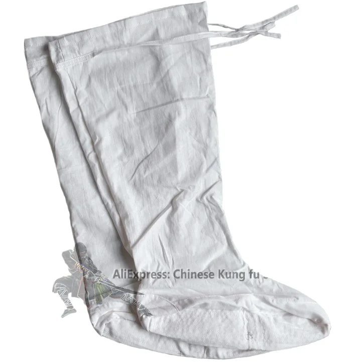 White Cotton Shaolin Monk Wudang Taoist Kung fu Socks Tai chi Martial arts Taekwondo Karate Footwear