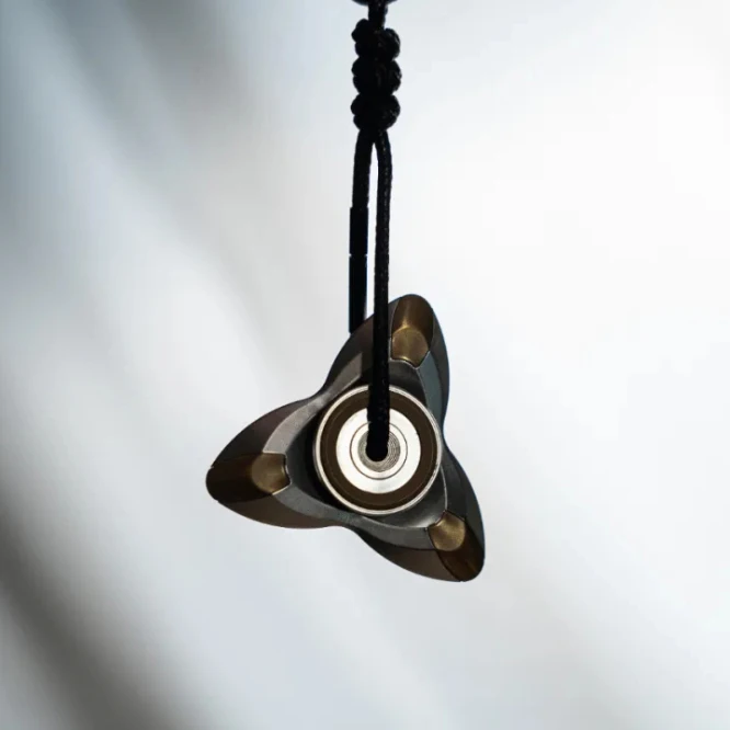 ProxyEDC & Damned Designs Ouroboros P.D. Fidget Spinner Fidget Toys Adults Three-Bladed Fidget Spinner Anxiety Relief Gadgets