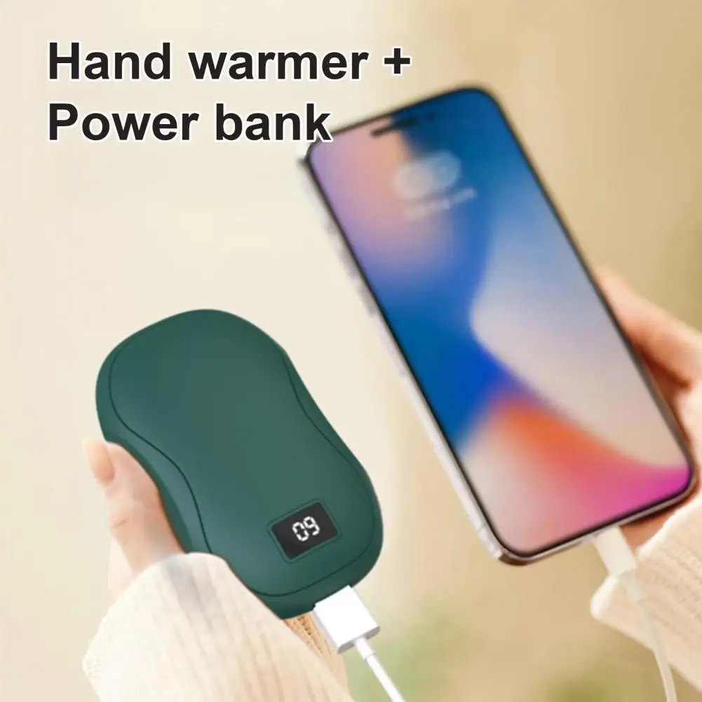 Long Lasting Battery Warmer Magnetic Split Mini Handwarmer Usb Rechargeable Electric Glove Heater Portable for Winter - view 3