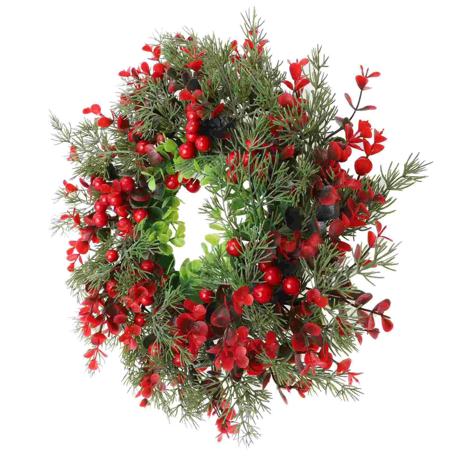 

Berry Window Artificial Garland Man Mens Gifts Holder Holly Christmas Wreath Plastic Door Rattan Decor Decorative