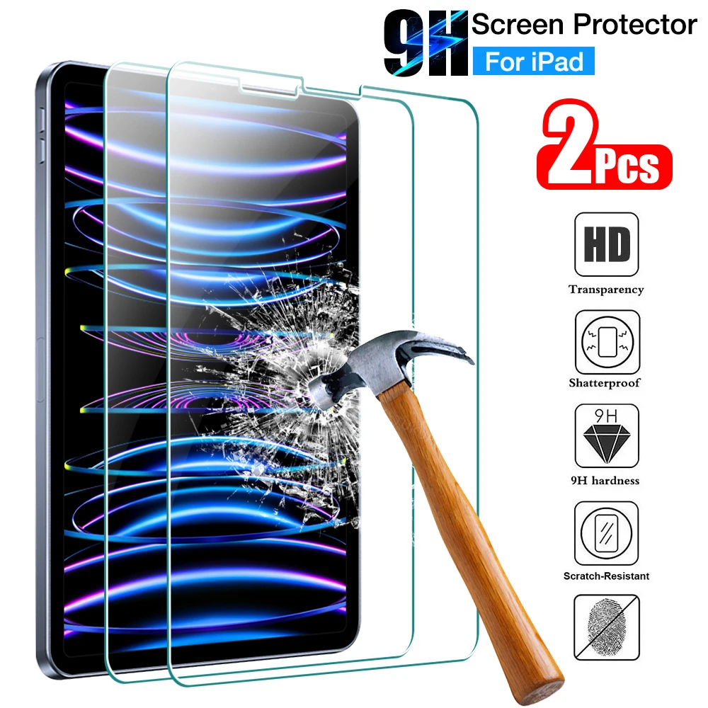 2Pcs Hydrogel Film For Ipad Air 5 4 9 10th  Generation 10.9 Screen Protector For Ipad 13 11 12.9 6th 8th 10.2 M4 M2 Accessories