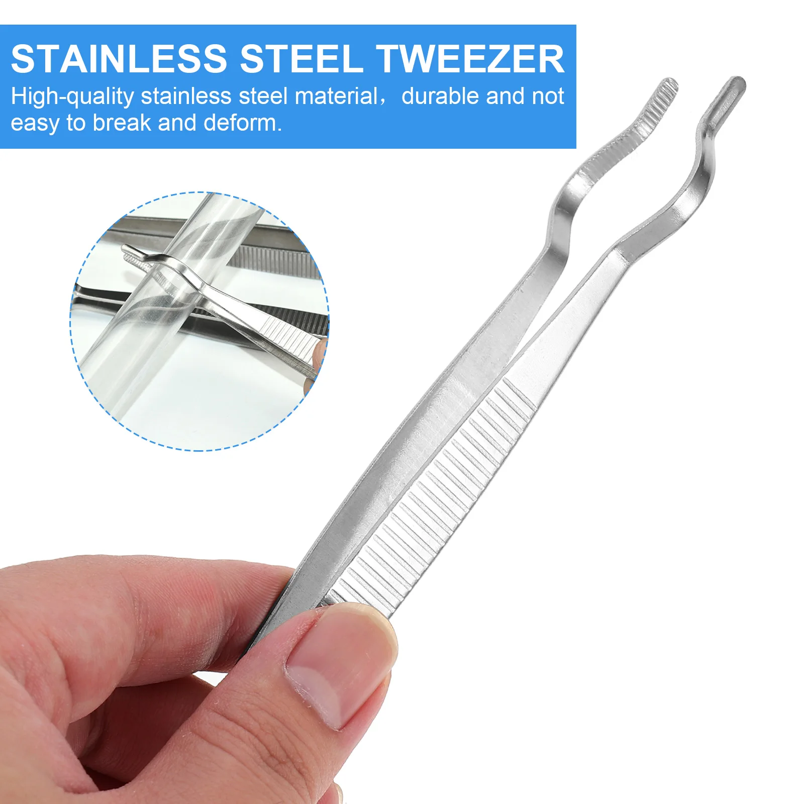 

1Pcs Test Tube Tweezer Stainless Steel Laboratory Tool Experiment Accessory Tube Tweezer Laboratory Equipment