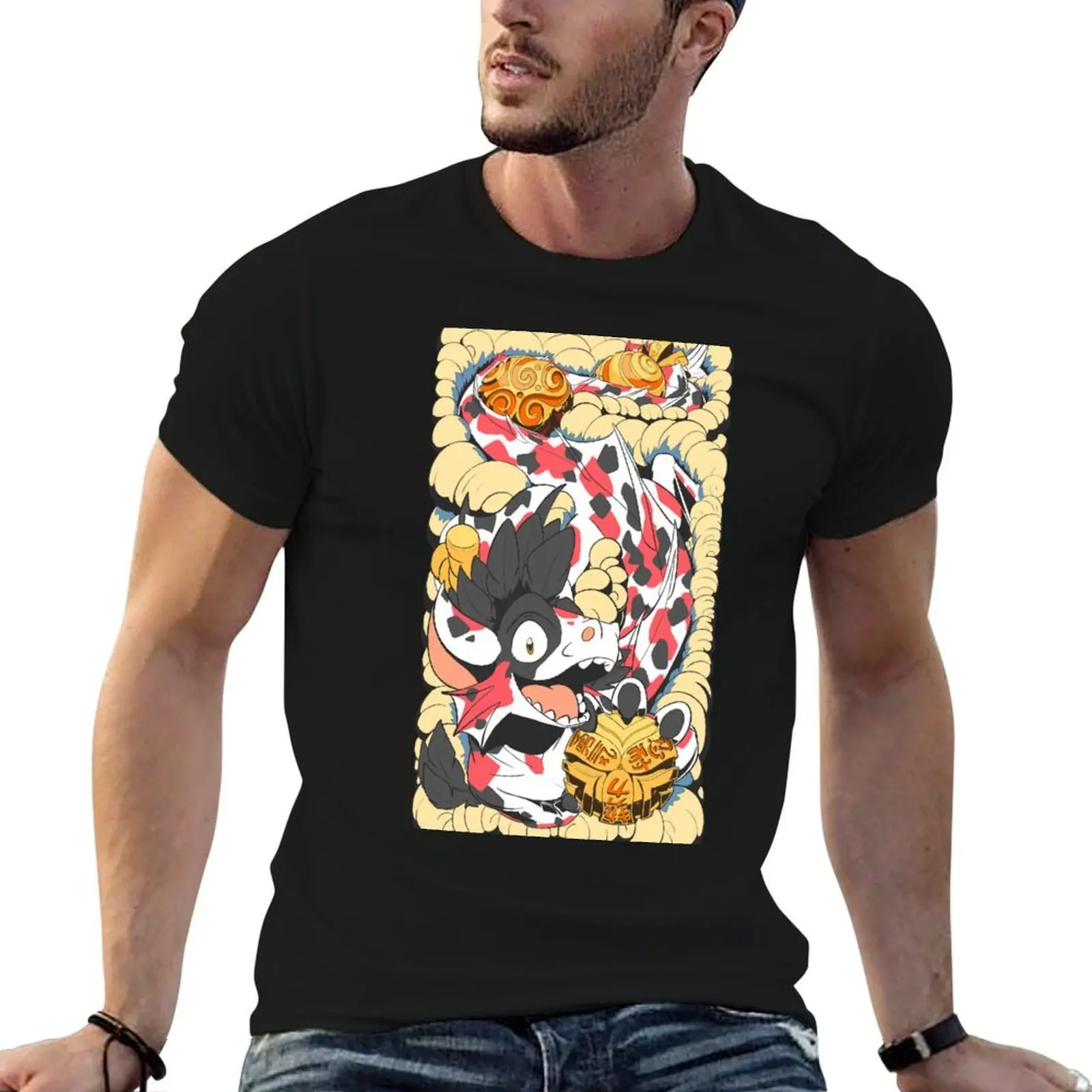 

Sanke koi dragon [By Taphen] T-Shirt t shirt man casual t shirt for man 100 percent cotton T-Shirt